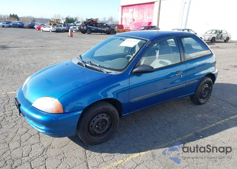 2000 Suzuki Swift Ga/Gl z USA, uszkodzony, nr VIN 2S2AB21H7Y6602160